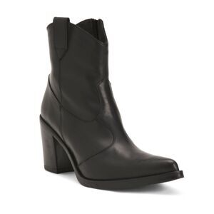 🆕️🥾Emanuele Crasto Mid Shaft Boots, Made In Italy, Sz 9-1/2, Black